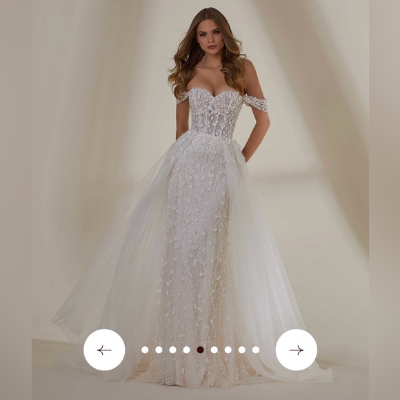 Morilee Misty Wedding Dress Size 8 (Never Worn/NWT) - Picture 4 of 10